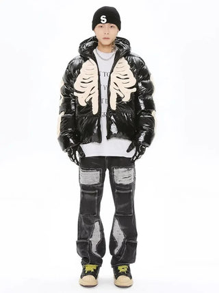 Ameri Camden ‘Skeleton’ Puffer Jacket