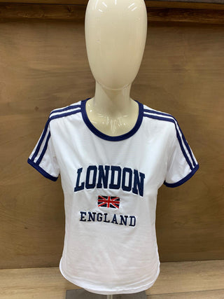 London Crop Top in White
