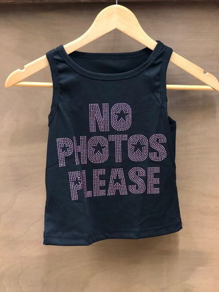 No Photos Please Vest in Black