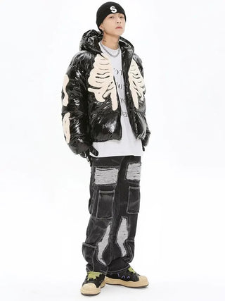 Ameri Camden ‘Skeleton’ Puffer Jacket