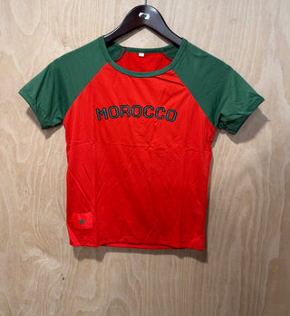 Morocco Crop Top in Red