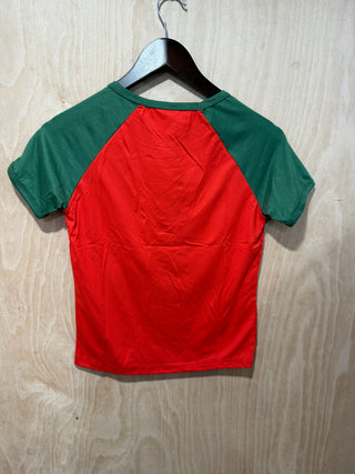 Morocco Crop Top in Red