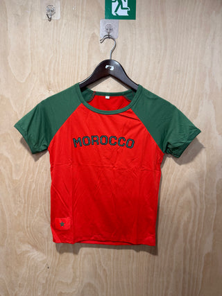 Morocco Crop Top in Red