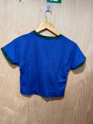 Sierra Leone Crop Top in Blue