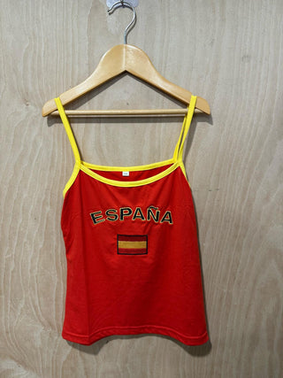 España Vest in red
