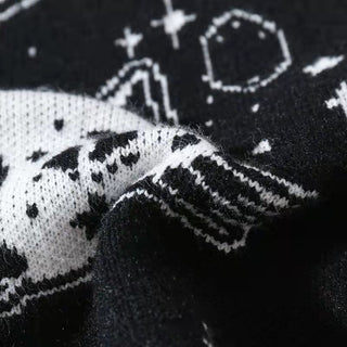 Ameri Camden ‘cute cartoon cat’ Knitted jumper