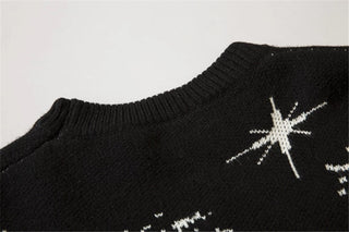 Ameri Camden ‘Starry Night’ Distressed Jumper