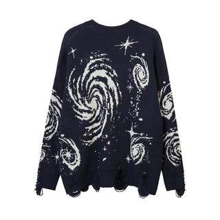 Ameri Camden ‘Starry Night’ Distressed Jumper