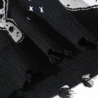 Ameri Camden ‘cute cartoon cat’ Knitted jumper