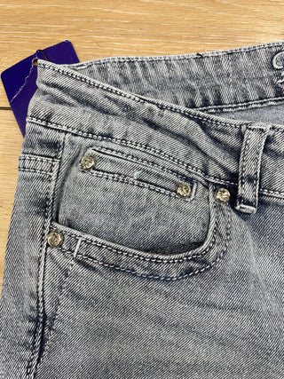 Ameri Camden Low-Rise Cross Flared jeans