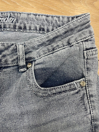 Ameri Camden Low-Rise Cross Flared jeans