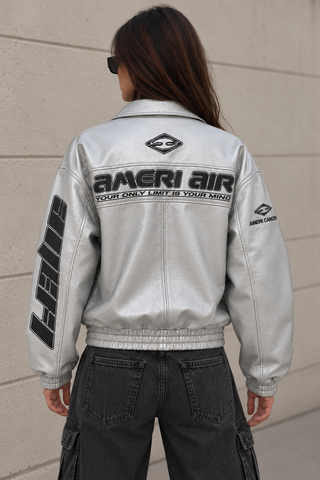 Ameri Camden ‘Ameri Air’ Pu Leather Racing Jacket