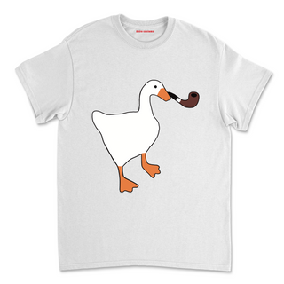 Ameri Camden 'Goose smoking a pipe' T-shirt