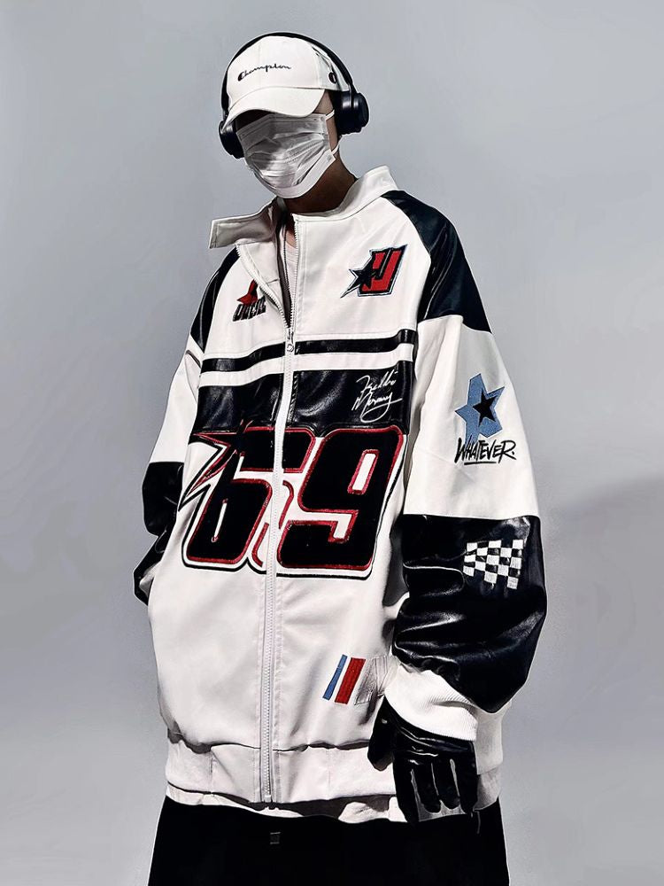 Ameri Camden '68' PU leather Racing Jacket – Ameri-Camden
