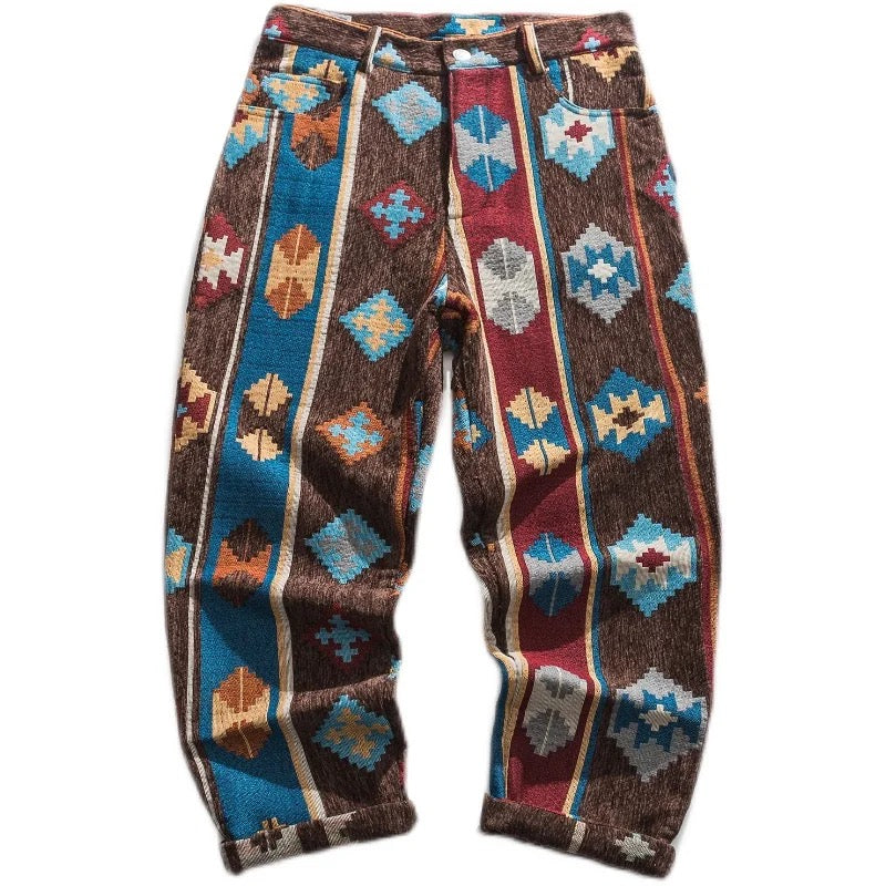 Ameri Camden Geometric Loose Trousers – Ameri-Camden