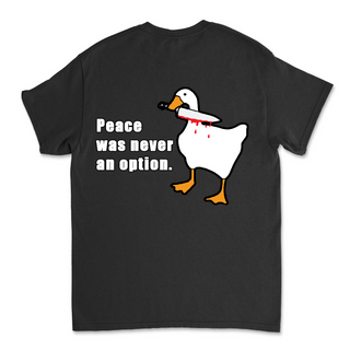 Ameri Camden ‘Pulp fiction x Peace was never an option’ T-shirt
