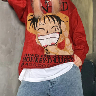 Ameri Camden ‘Wanted Luffy’ Jumper
