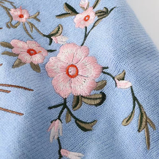 Ameri Camden Light Blue 'Crown' Knitted Jumper