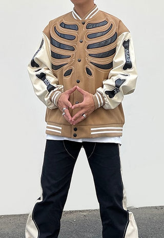 Ameri Camden ‘Skeleton’ Varsity Jacket